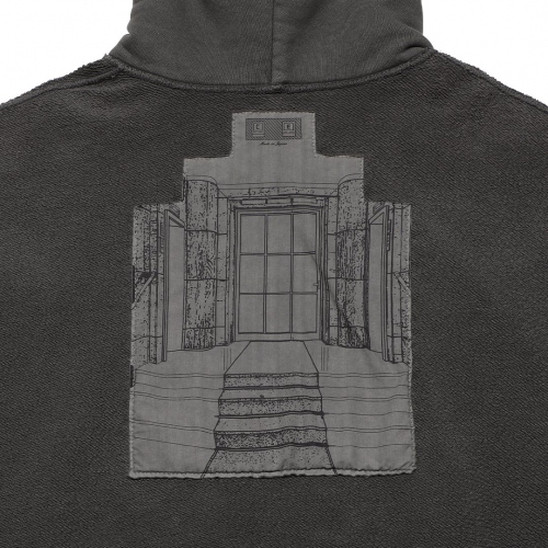 C.E / シーイー | OVERDYE PHONE-GUY HEAVY HOODY - Charcoal | 通販 