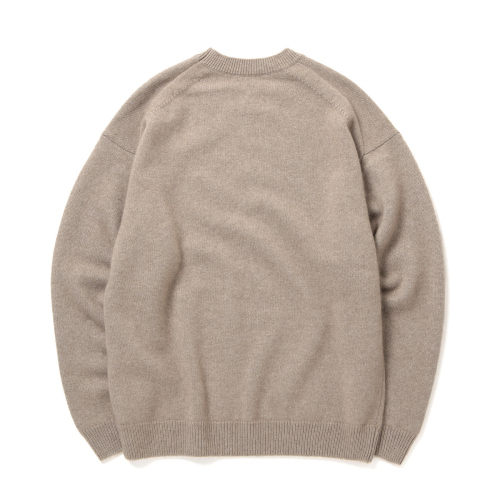 AURALEE / オーラリー | BABY CASHMERE KNIT P/O (メンズ) - Natural 