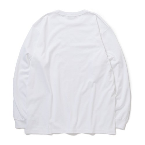 AURALEE / オーラリー | LUSTER PLAITING L/S TEE (メンズ) - White 