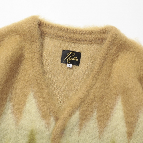 Needles / ニードルズ | Mohair Cardigan - Zigzag - Taupe | 通販 