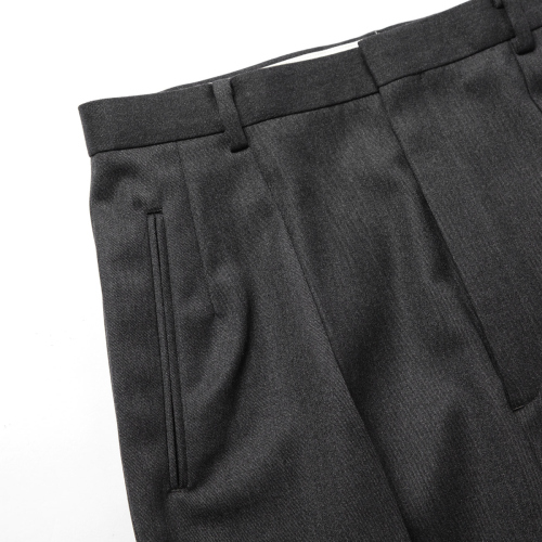 NEAT / ニート | Back Satin Gabardine Srousers - Gray | 通販 - 正規 
