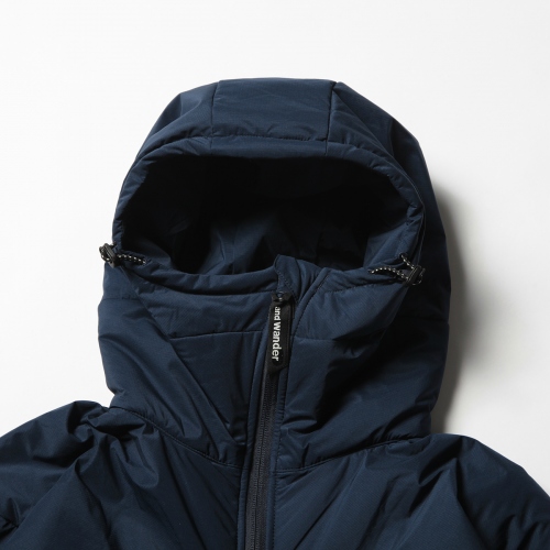 and wander / アンドワンダー | top fleece jacket - Navy | 通販 