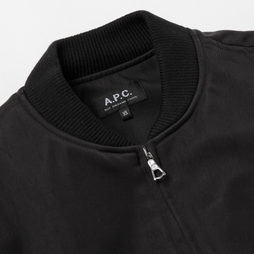A.P.C. / アーペーセー | MA-1 ブルゾン - Black | 通販 - 正規取扱店 