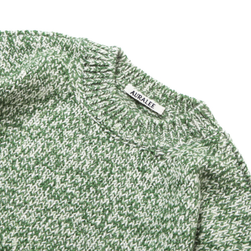 AURALEE / オーラリー | SILK WOOL CAMEL MIX KNIT P/O (メンズ) - Mix 