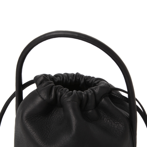 Aeta/PEBBLE GRAIN LEATHER BONSAC S (BLACK) アエタ Aeta BONSAC 