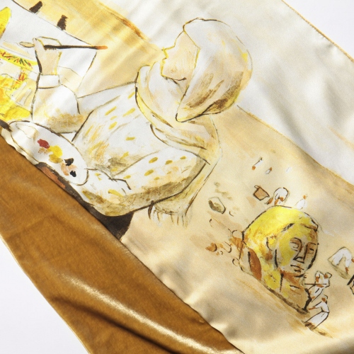 Porter Classic / ポータークラシック | SILK STOLE - Gold | 通販  