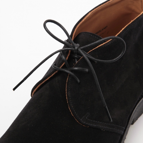 COMOLI / コモリ | SANDERS別注 チャッカーブーツ - Black | 通販 