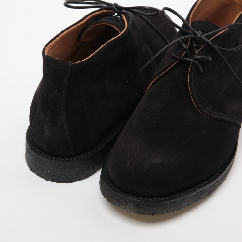 COMOLI / コモリ | SANDERS別注 チャッカーブーツ - Black | 通販 