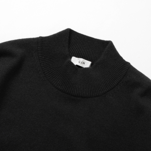 GIM / ジム | 10G Cashmere Mock Neck - Black | 通販 - 正規取扱店 