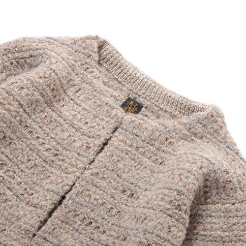 BATONER / バトナー | TWEEDY CREW NECK CARDIGAN (レディース 