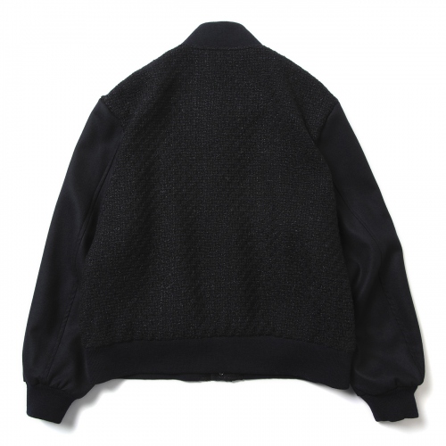 URU / ウル | FANCY TWEED - VARSITY JACKET - D.Navy | 通販 - 正規 