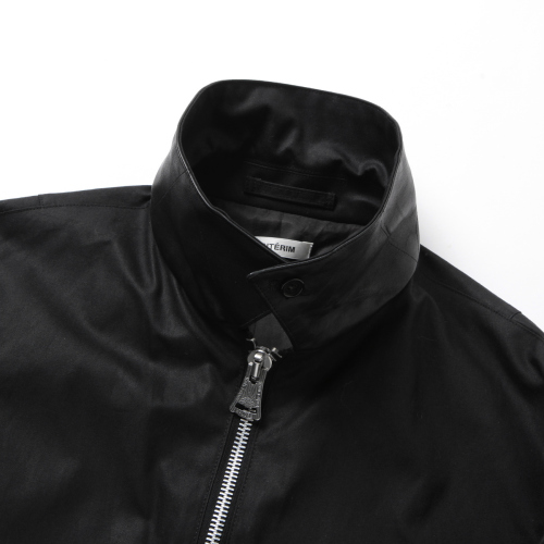 INTERIM / インテリム | UK OILED CLOTH SPORTS JACKET - Black | 通販 