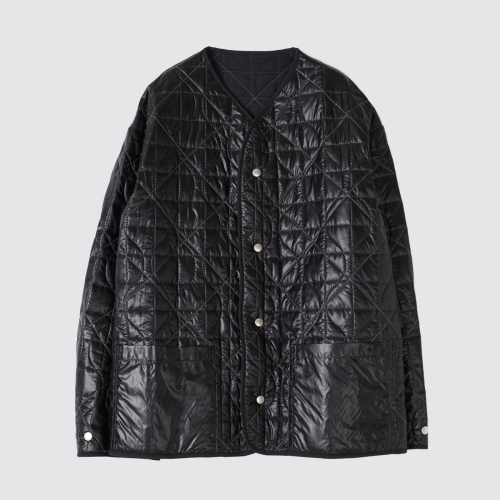 YOKE / ヨーク | REVERSIBLE 3LAYER QUILTING LINER BLOUSON - Black 