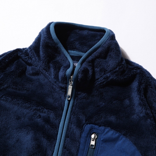 Porter Classic / ポータークラシック | BABY FLEECE ZIP UP - Navy  
