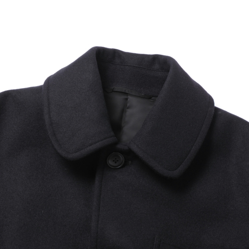 COMOLI / コモリ | ウールカシミヤ ミリタリーコート - Navy | 通販 
