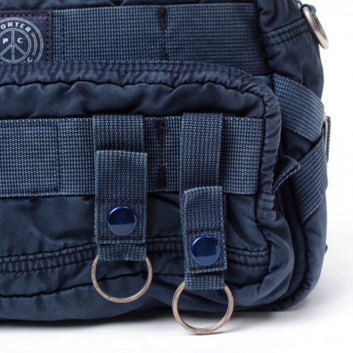 Porter Classic / ポータークラシック | SUPER NYLON WAIST BAG - Blue 