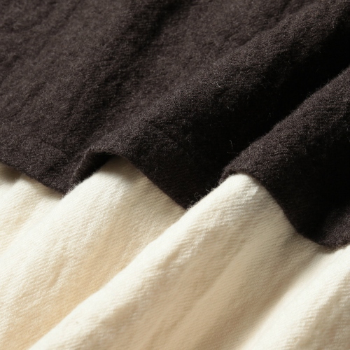 RESEARCH | Muslin Shirt - Wool Viera - Brown | 通販 - 正規取扱店 