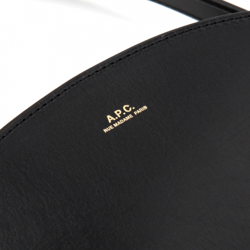 A.P.C. / アーペーセー | ハーフムーンバッグ - Black | 通販 - 正規 