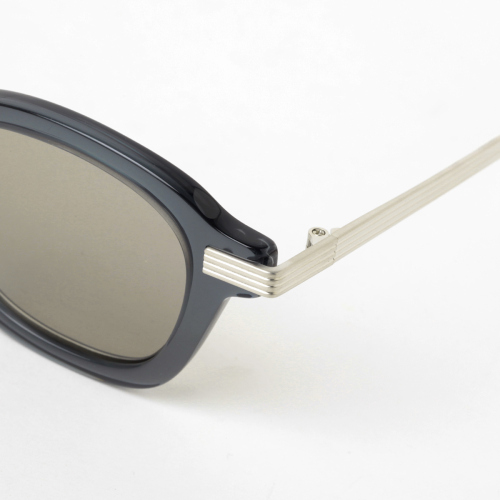kearny martin (Color lens) deep gray × silver #kearny_eyewear 