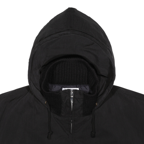 C.E / シーイー | CN RIB COLLAR ZIP JACKET - Black | 通販 - 正規 