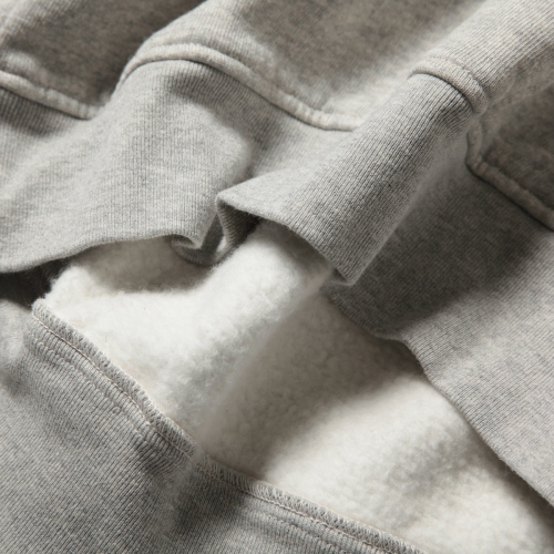 COMOLI / コモリ | コットン吊裏毛 クルーネック - Heather Gray 
