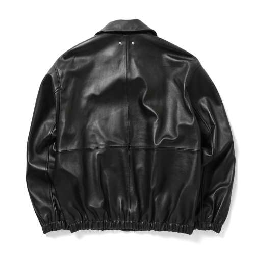 ssstein / シュタイン | LEATHER ZIP SHORT JACKET - Black | 通販 