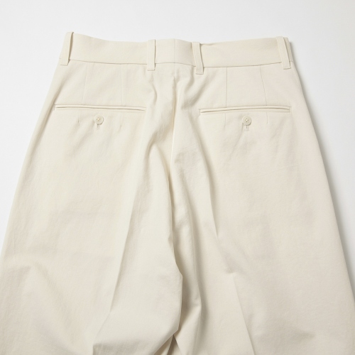 stein / シュタイン | ST.571 (OW) WIDE STRAIGHT TROUSERS (OW) - Off 
