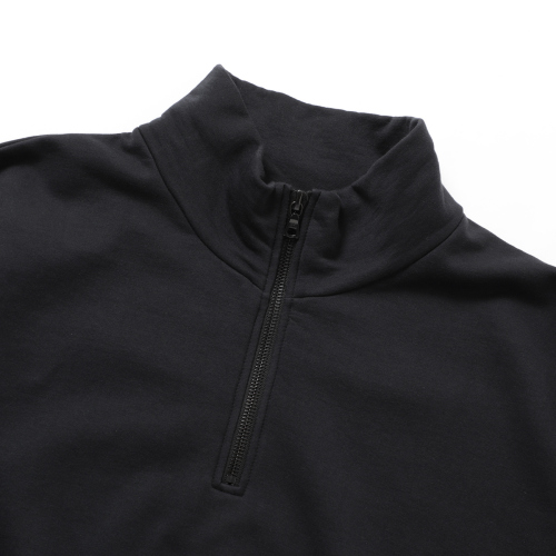 AURALEE / オーラリー | ELASTIC HIGH GAUGE SWEAT HALF ZIP P/O 