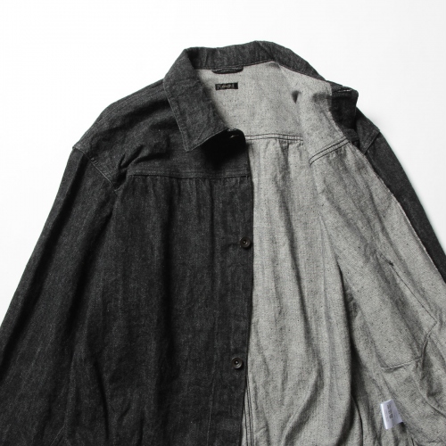 COMOLI / コモリ | デニムジャケット - Black / Ecru | 通販 - 正規  