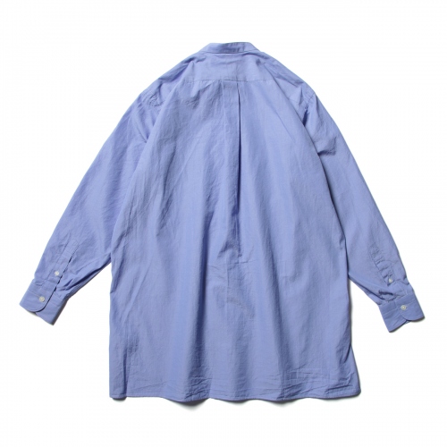 COMOLI / コモリ | バンドカラーシャツ - Sax | 通販 - 正規取扱店 