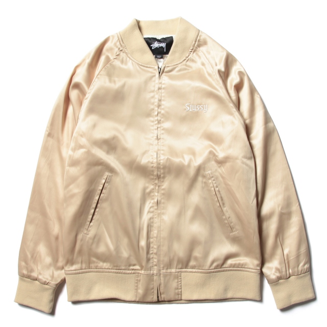 Stussy ステューシー California Satin Jacket Gold 通販 正規取扱店 Collect Store コレクトストア