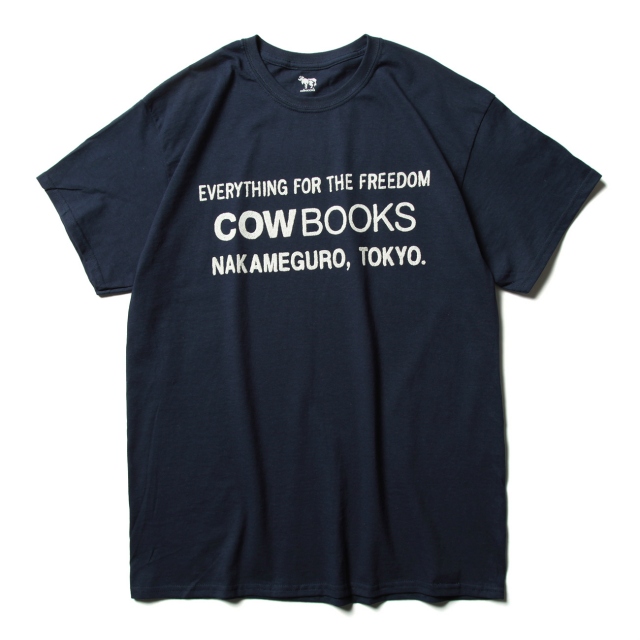 Cow Books カウブックス Book Vendor T Shirt Logo Navy White 通販 正規取扱店 Collect Store コレクトストア