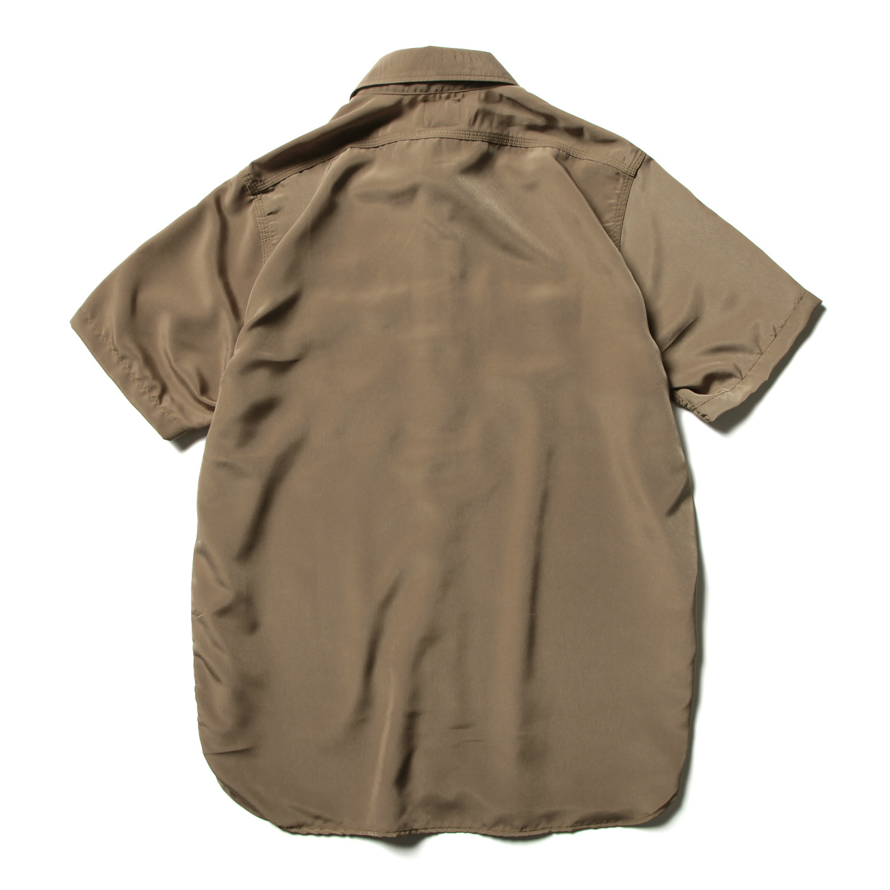 Needles / ニードルズ | S/S Work Shirt - Poly Cloth - Camel | 通販