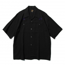 Needles / ニードルズ | S/S Cowboy One-Up Shirt - R/PE Twill - Black