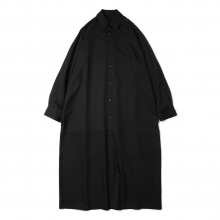 th products / ティーエイチプロダクツ | Long Shirt Coat - Black