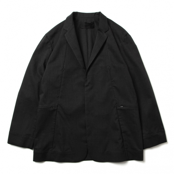 ジャケット・アウター th products.technical wool jacket Technical Wool Jacket / black – th products