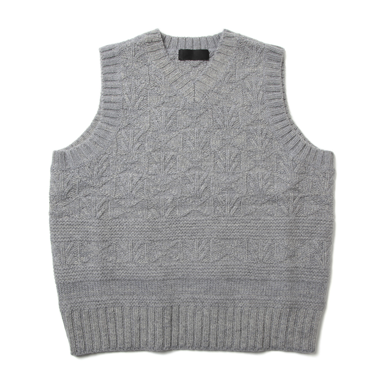 Hunting Knit Vest - Gray