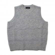 th products / ティーエイチプロダクツ | Hunting Knit Vest - Gray