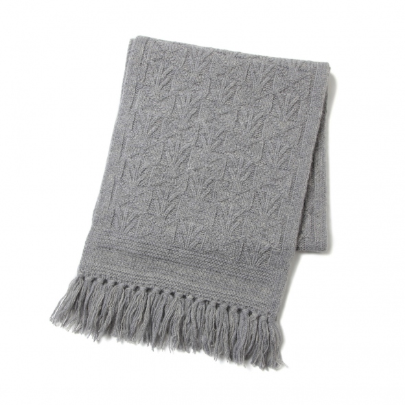 小物 th products \"KNIT SCARF\" BLACK Shop Handmade Knit Alpaca Scarves for Men and Women | Slate
