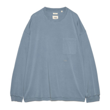 nanamica / ナナミカ | OOAL L/S Pocket Tee - Blue Gray