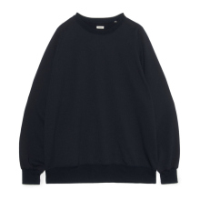 nanamica / ナナミカ | Polyester Pile Crew Neck Sweat - Navy
