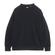 nanamica / ナナミカ | Polyester Pile Crew Neck Sweat - Black
