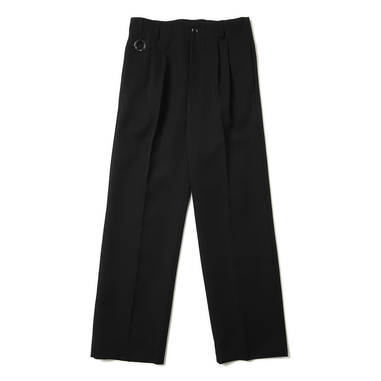 QUINN / Wide Tailored Pants Wool - Black