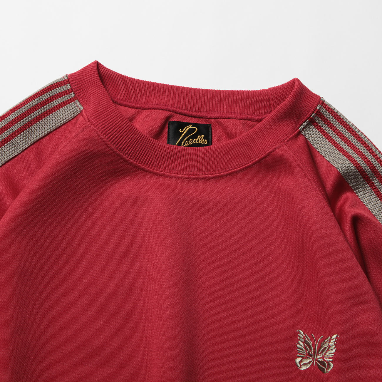 Needles / ニードルズ | Track Crew Neck Shirt - Poly Smooth