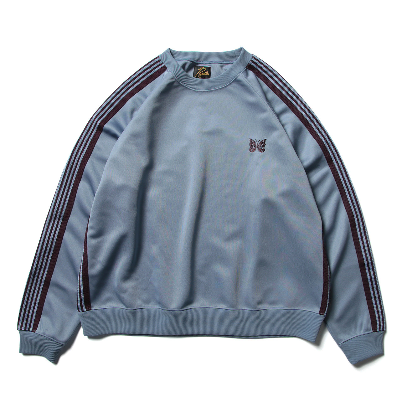 NEEDLES ニードルス TRACK CREW NECK SHIRT ブルー - www.sorbillomenu.com