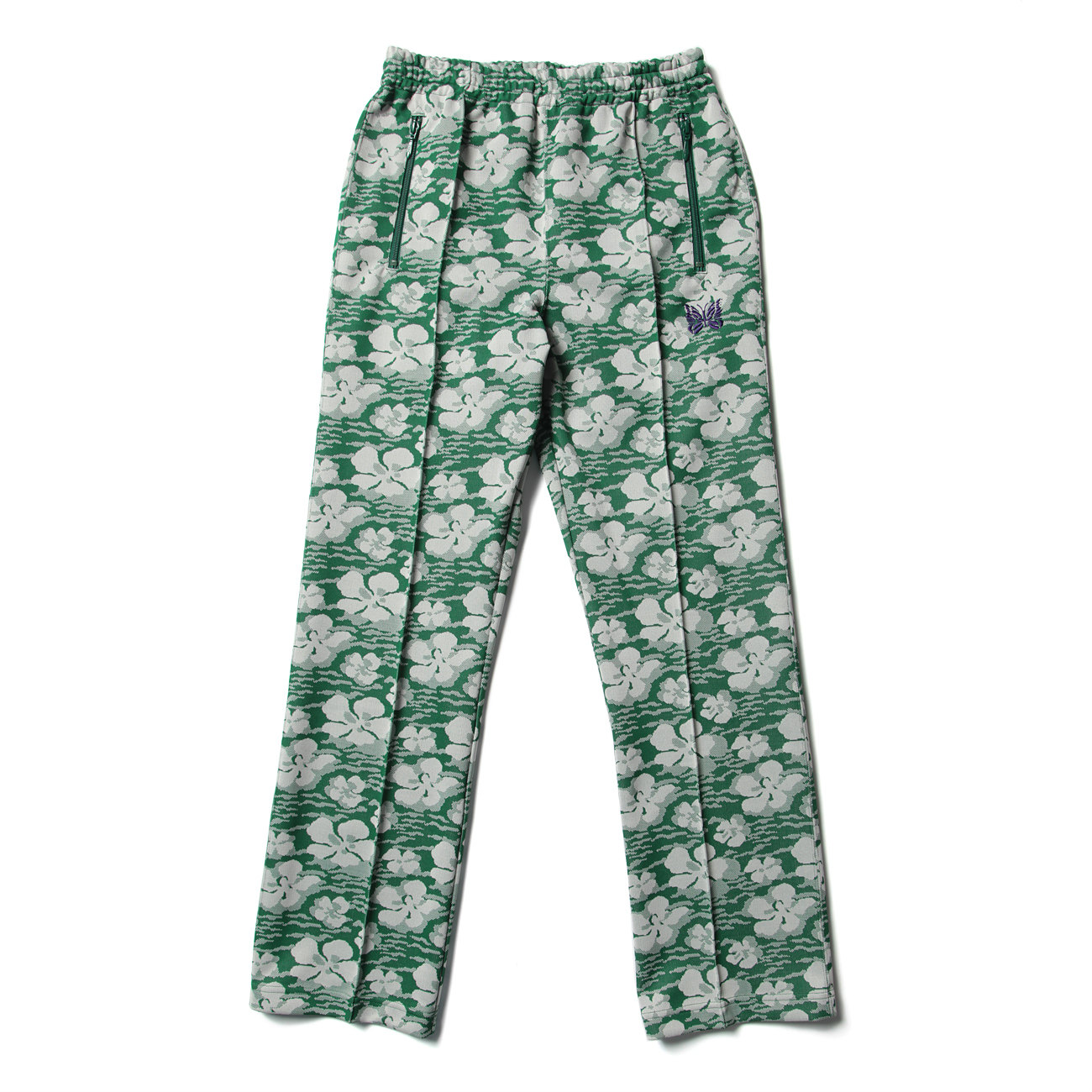 Track Pant - Poly Jq. - Floral