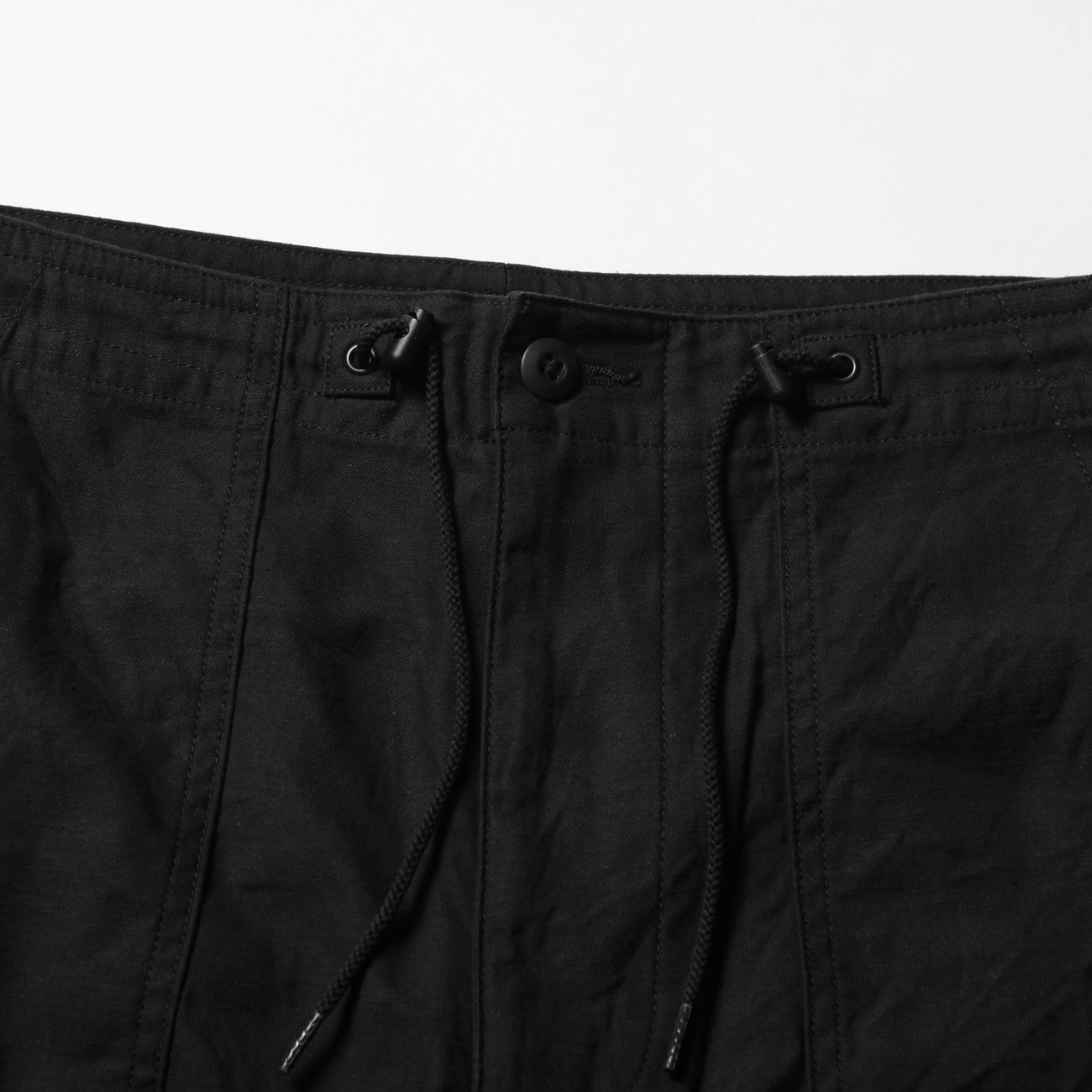 Needles / ニードルズ | String Fatigue Pant - Back Sateen - Black