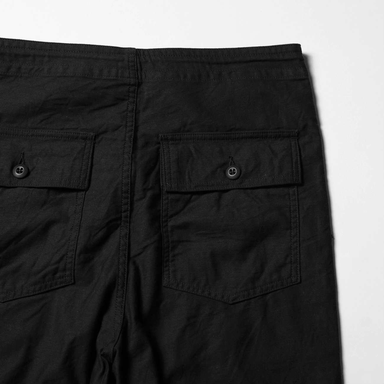 Needles / ニードルズ | String Fatigue Pant - Back Sateen - Black