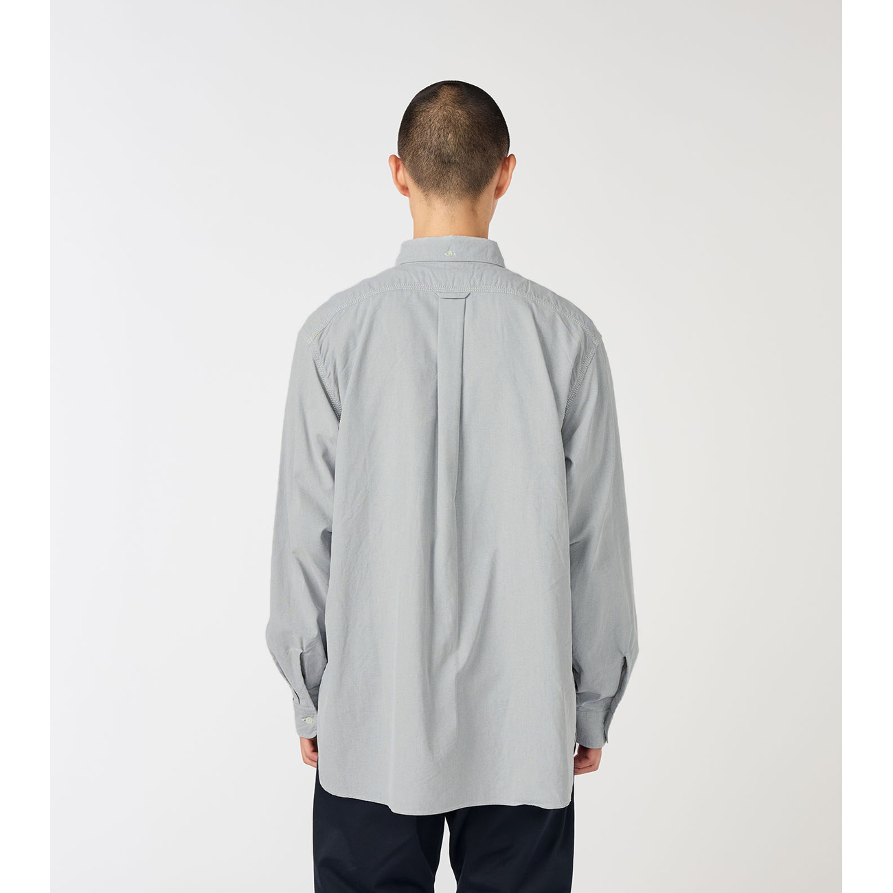 nanamica ナナミカ トップス M ライトグレー メンズ nanamica / ナナミカ | Button Down Wind Shirt - Grayish Navy | 通販