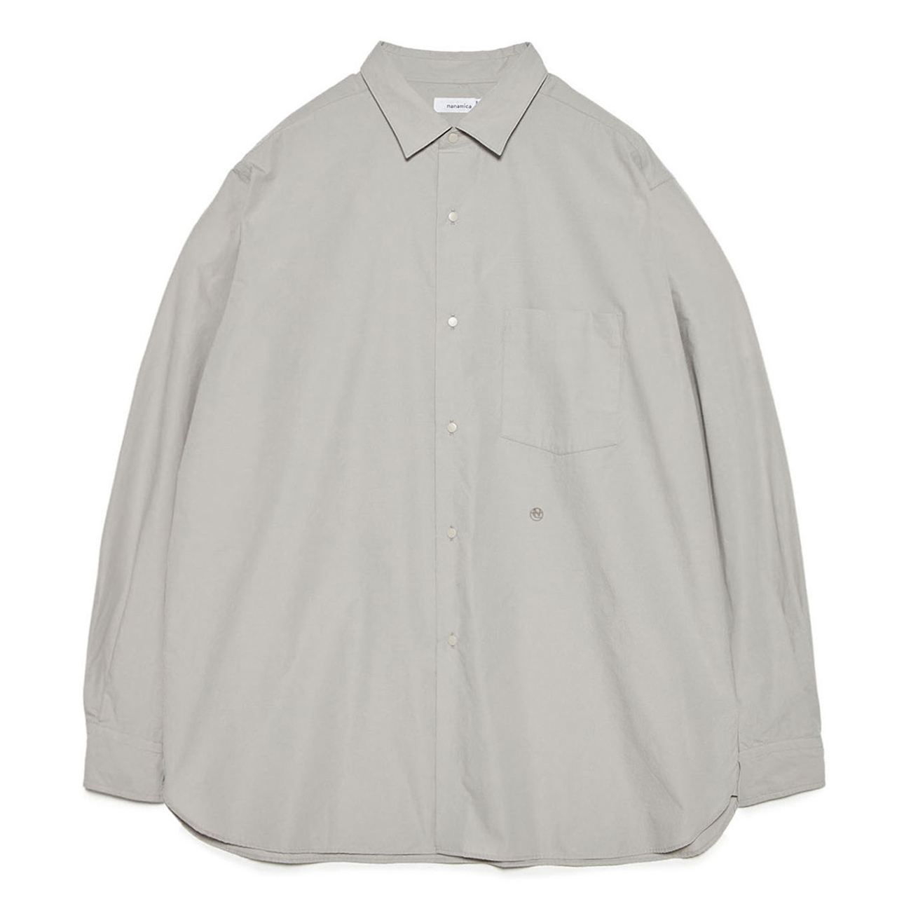 nanamica / ナナミカ | Regular Collar Wind Shirt - Gray | 通販
